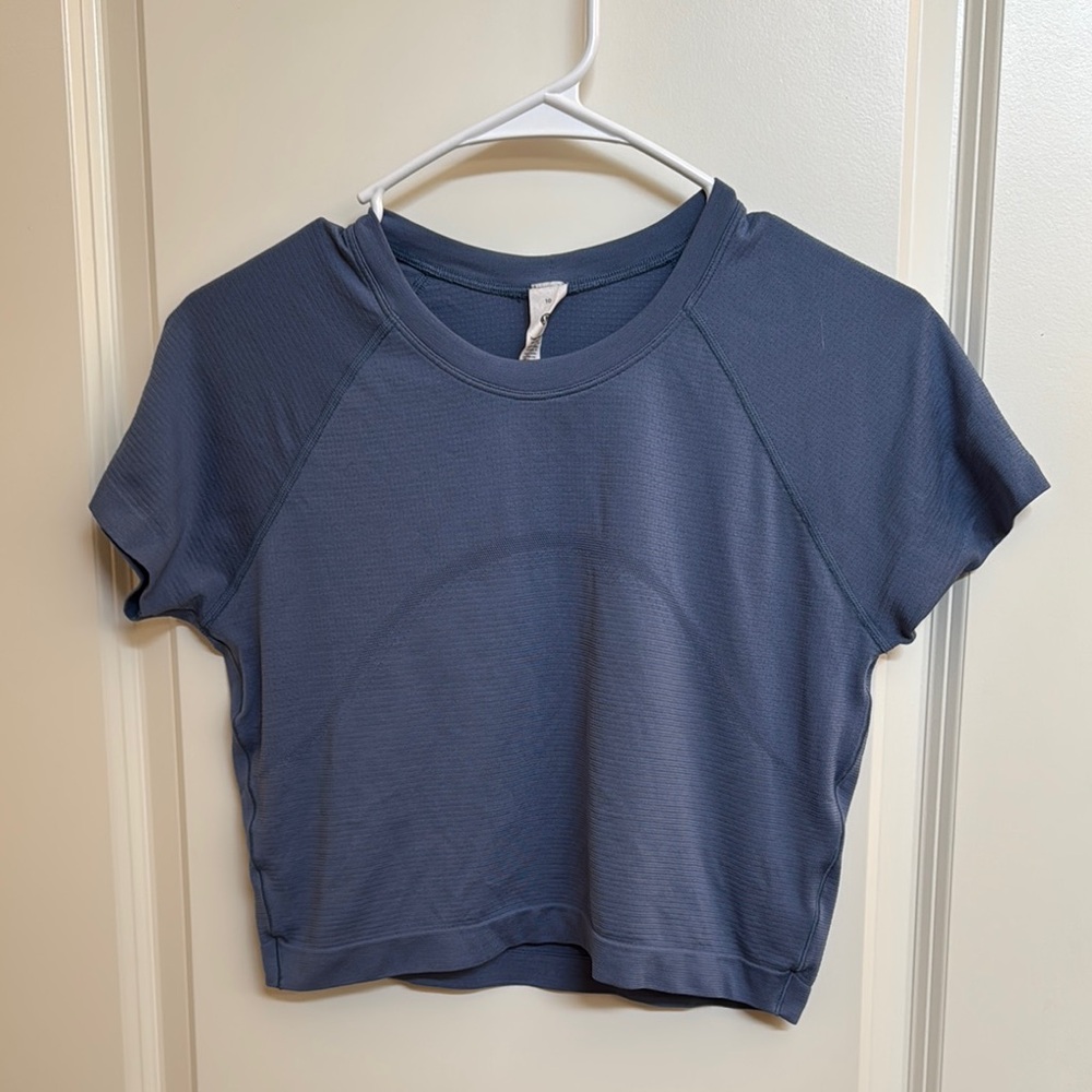 Lululemon Swiftly Tech Cropped Short Sleeve Shirt